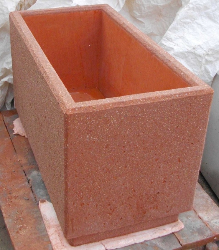 Pflanzk&uuml;bel Sandstein Effekt 101x50x58cm