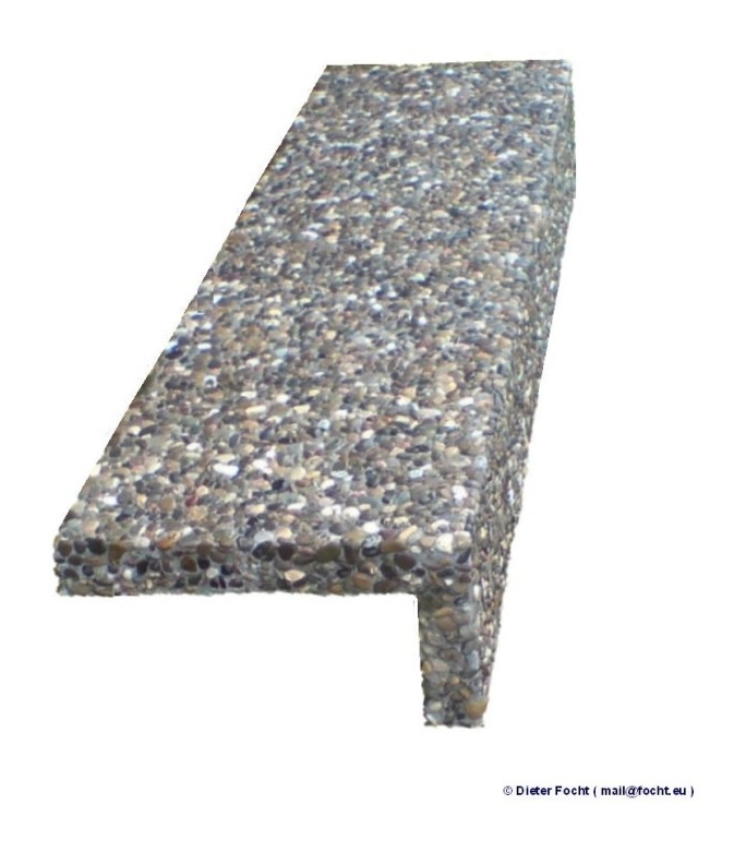 Winkelstufe Waschbeton 