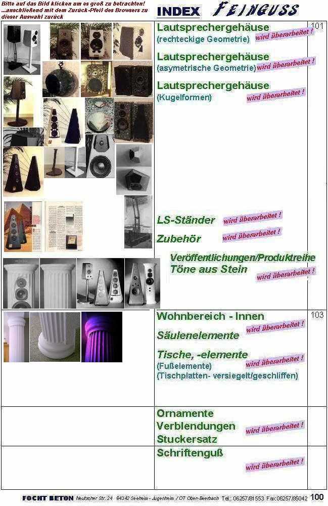 Index Feinguss wird &uuml;berarbeitet