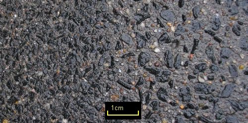 Sandstrahleffekt BASALT 35 59 Anthrazit 4 Muster bew&auml;ssert